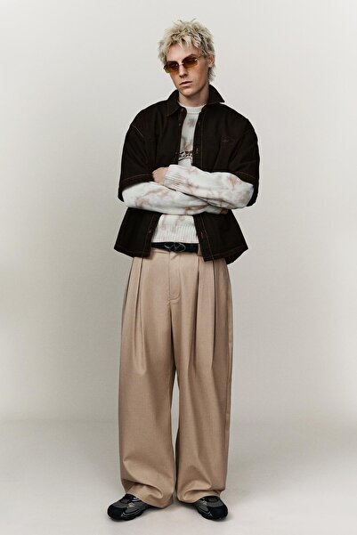 Bershka Megabaggy tailored fit pantolon