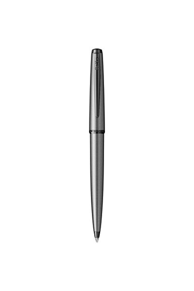 Scrikss Metropolis 78MG Mat Gri Tükenmez Kalem – Kristal Kutulu, G2 Refil Uyumlu