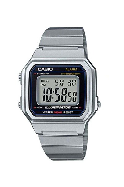 Casio Men's Stainless Steel Digital Wrist Watch B650WD-1ADF - 43 mm - Silver