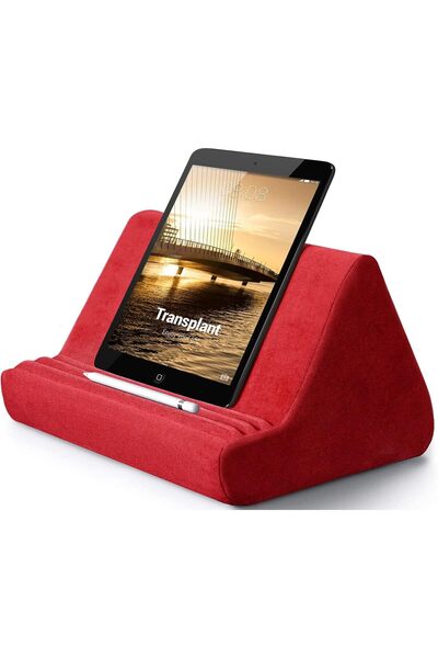 NO BRAND Suport moale pentru tabletă cu buzunar din plasă - Suport universal ...