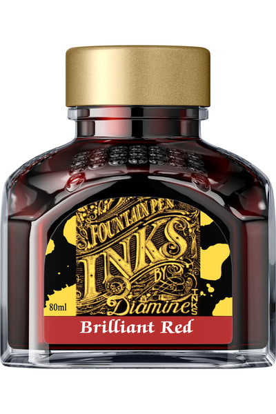 Diamine Sticlă de cerneală 80 ml - Roșu strălucitor