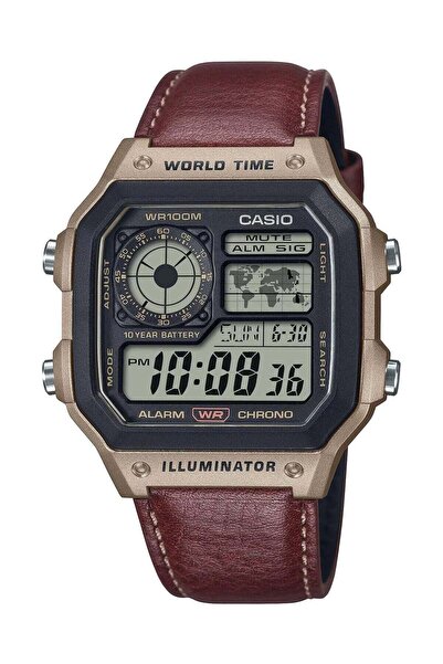 Casio Men's Classic Quartz Digital Watch with Multicolor Dial Water Resistant