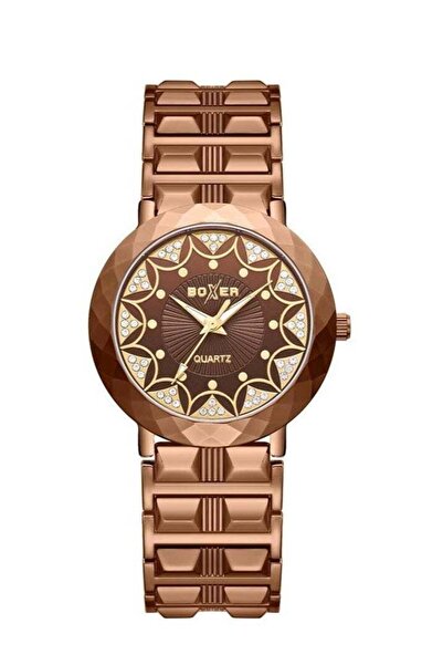 BOXER BX-073-7 Men’s Analog Watch – Elegant Brown Dial with Stainless Steel S...