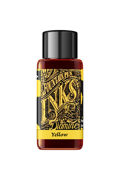 Diamine Sticlă de cerneală 30 ml - Galbenă