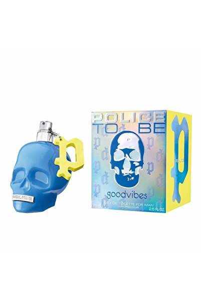 Police TO BE GOOD VIBES MAN Eau de Toilette with vaporizer for men 75 ml
