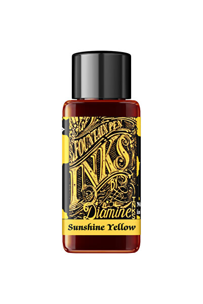 Diamine Sticlă de cerneală 30 ml - Galben strălucitor