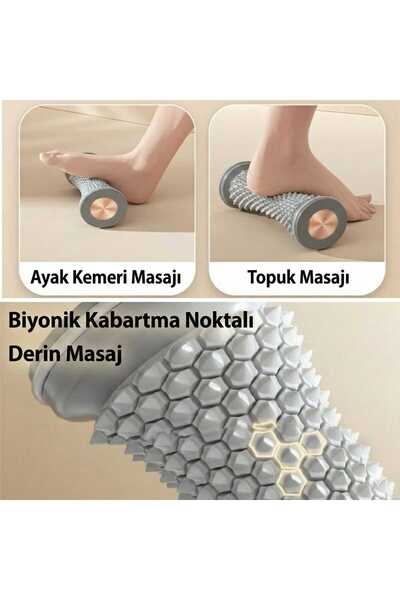 LOVYCO Orthopedic Foot and Calf Massage Roller - Heel Spur and Pain Relief Yoga Pilates Roller