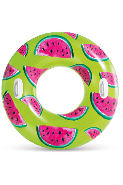 Intex Jucărie gonflabilă tropicală pentru piscină cu imprimeu de pepene verde...