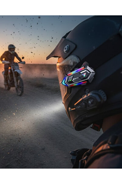 Trendlia Çift Gürültü Azaltmalı Motosiklet Kask Telsiz Kulaklık