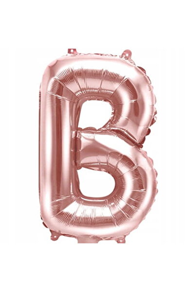 Other Balon Folie Litera B - Rose Gold, Decoratiune Petrecere, Inaltime 40 cm...