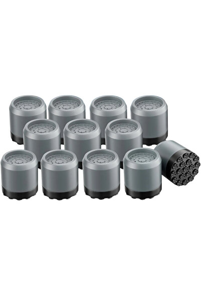 Other Suporturi Antivibratii Mobilier cu Ventuze - Silicon si Plastic, Gri, 6...