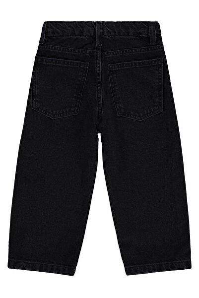 Civil Boys Φαρδύ παντελόνι τζιν για 2-5 ετών - Μαύρο 4-5 ετών