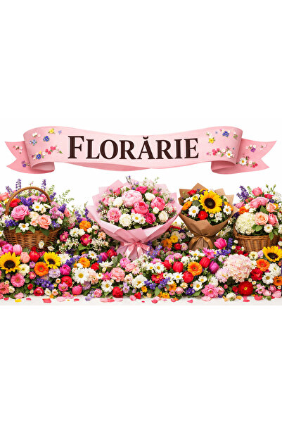 OEM Florist Banner PVC 440g 80×110 cm – outdoor advertising banner