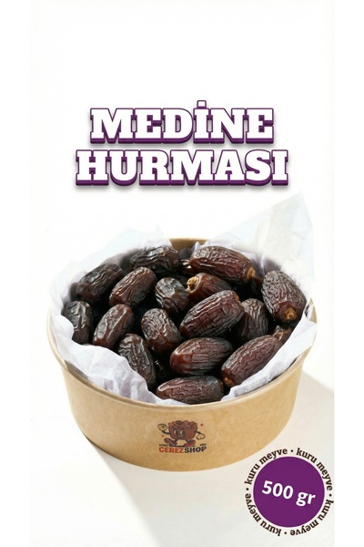 ÇITLAT ÇEREZ SHOP Medine Hurması 500 gr - Birinci Sınıf Lüks Mebrum (Yeni Mah...