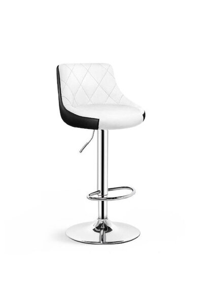 Robest Scaun de bar 2HOME, Bistro 3, Alb - Negru