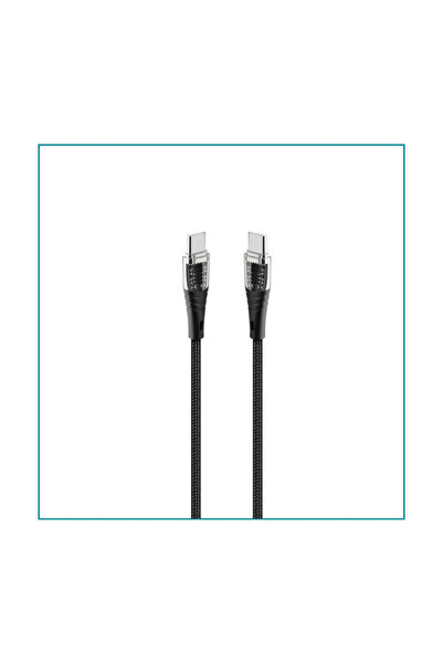 Ttec ExtremeCable Hızlı Şarj Kablosu, USB-C –USB-C, 1.2 m, Siyah