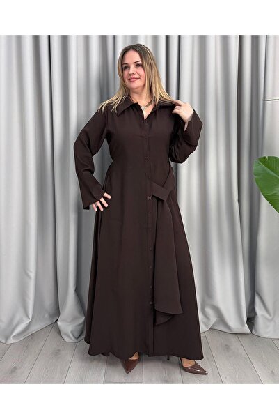 FUNDA Serena Shirt Dress Brown