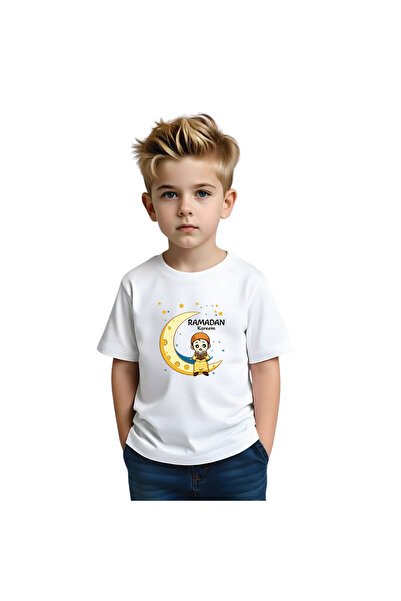 PRINTSHOP4ME Ramadan Printed Design T-shirt Round Neck 100% cotton Kids Boys ...