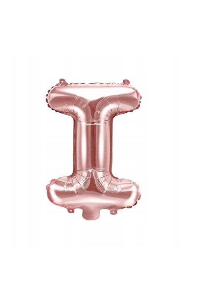 Other Balon Folie Litera I - Roz, Decoratiuni Petrecere, Aniversare - 43 x 25 cm