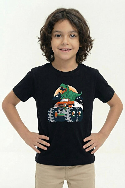 Modmey Printed Boy's Short Sleeve T-Shirt B16