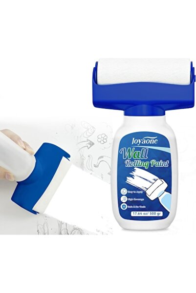 JOYAONE White Paint for Walls with Integrated Roller, 500ml