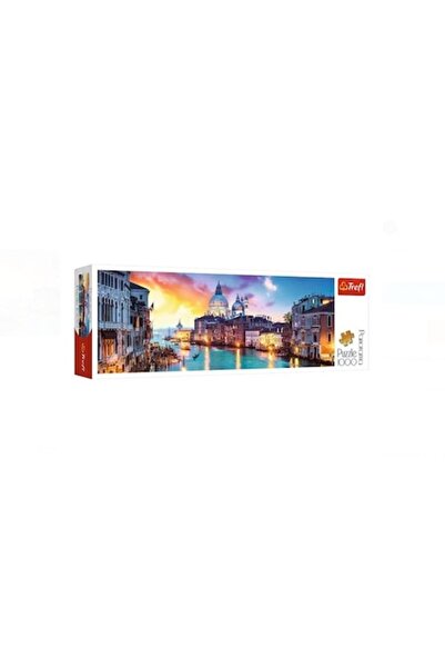 Trefl Panoramic puzzle 1000 pieces Venice Canal at Sunset, 97x34 cm