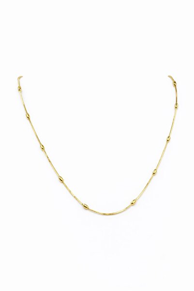 Sacha Accessories Oval Snake Chain Necklace