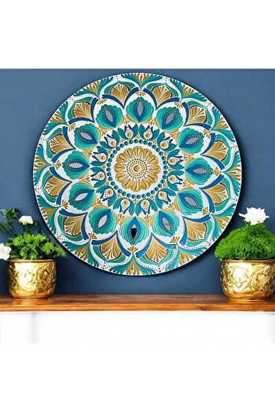 Ezera Σκέψεις για διακοπές, χειροποίητη ζωγραφική μάνταλα σε καλοκαιρινά χρώματα