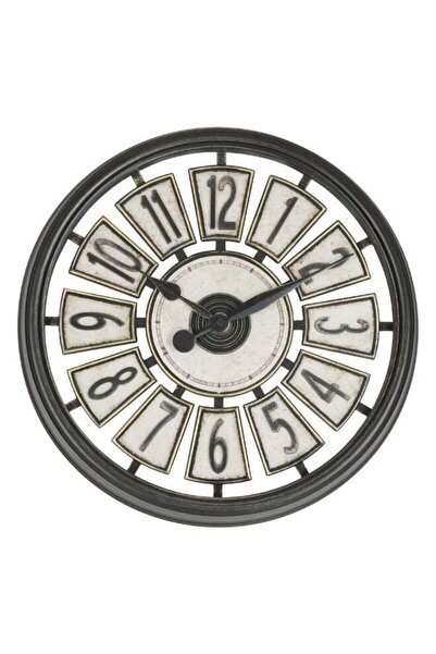 Generic Davy Elegant Design Round Analog Wall Clock Multicolour 39 cm