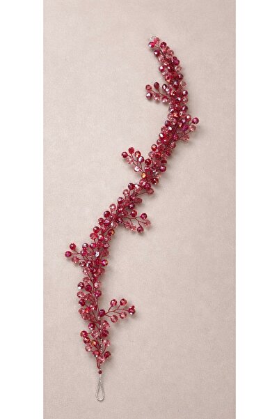 quella atelier Burgundy Bridal Hair Accessory