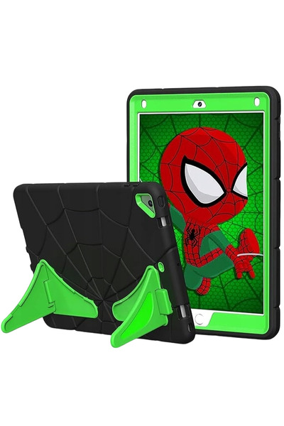 Other iPad 5/6 9.7 Case - Silicone with Stand and Stylus Space - Durable, Black