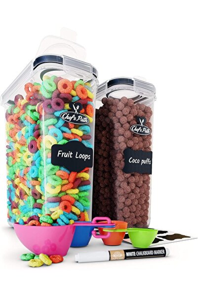 Other Set Recipiente Alimente Chef's Path - Ermetice, Plastic BPA Free - 2 Bu...