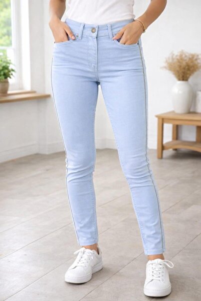 Org Marka Store Bolinto 480 high waisted tight leg pants with chain details o...