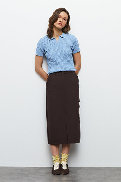 urban focus Kargo Cepli Midi Boy Etek