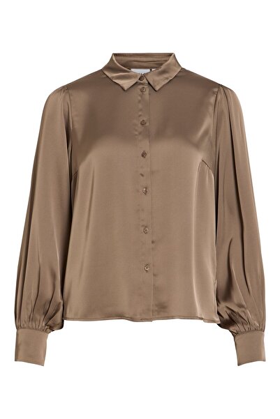 VILA Hemd VIENNA Ballonärmel