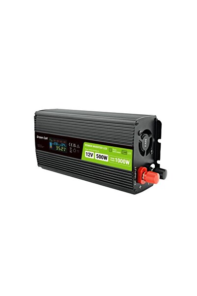 Hill's Convertor LCD Green Cell 12V 500W/1000W Sinus