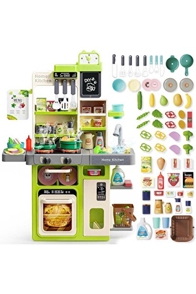 Generic مجموعة ألعاب مطبخ الأطفال من إيزي، 63 قطعة