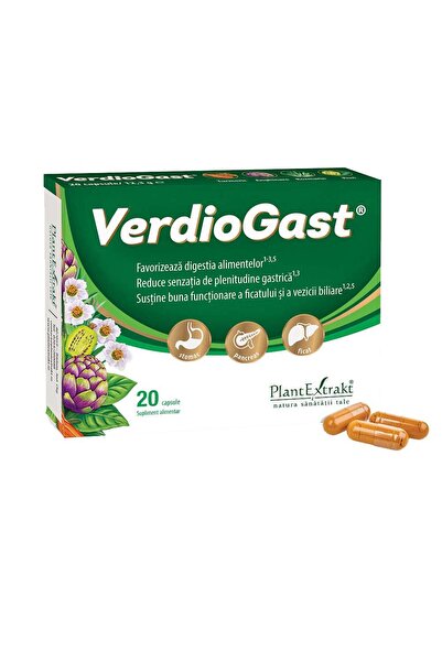 OEM Food Supplement for VerdioGast 20 capsules PlantExtrakt