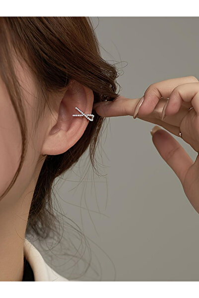 Take Two By Styli Embellished Hoop Earrings