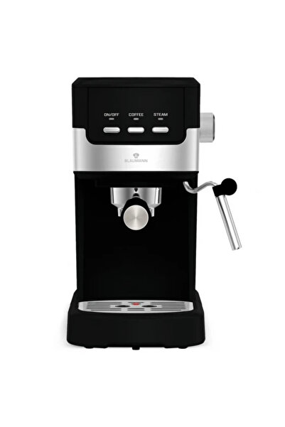 Berlinger Coffee Espresso Machine, Black-Silver - BL-9039