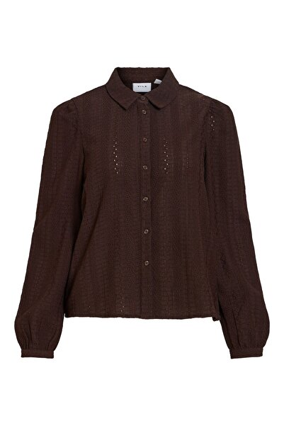 VILA Hemd VIZANIA Langarm