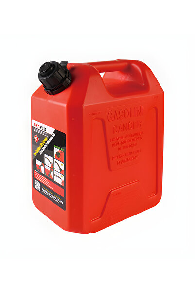 Seaflo عبوة بنزين مانعة للتسرب، سعة 5 لتر، 10 لتر، 20 لتر، لون أحمر، معتمدة م...