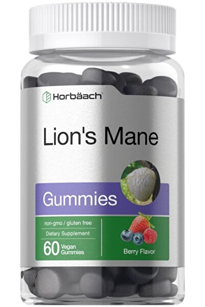 Horbaach Lion's mane 60 vegan gummies berry flavor