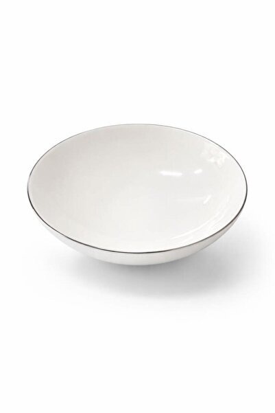 Güral Porselen Bilbao 6 Piece Soup Bowl Platinum