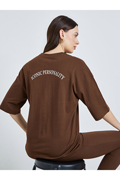 Styli Women Oversized Cotton Round Neck T-Shirt