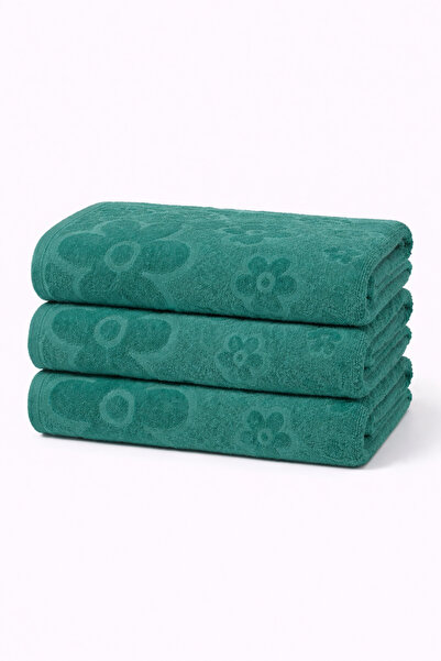 AtelierModa 100% Cotton bath towel with Patterned , soft and absorbent 550 GSM