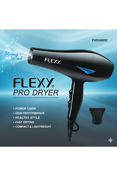 flexy Pro Dryer: High-Performance 1250W Professional Hair Dryer with Healthy ...