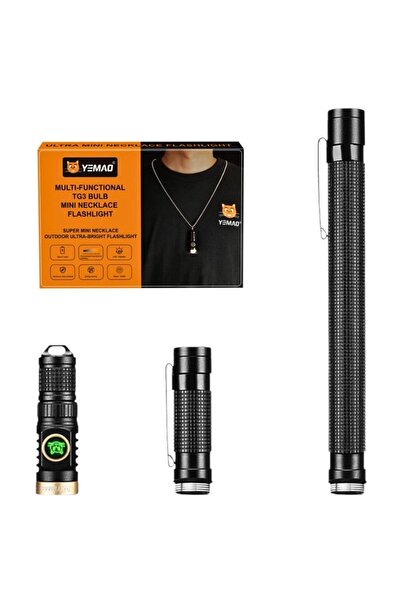 MİKİ Set lanternă portabilă breloc YM M10 800LM