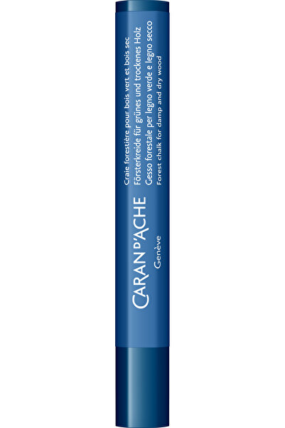 Caran d'Ache Cretă silvică albastră cu diametrul de 12 mm