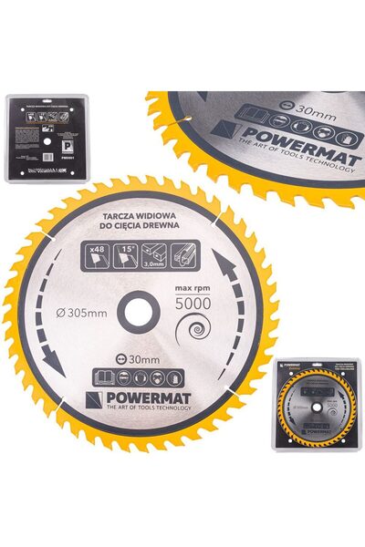 Powermat Disc circular pentru lemn, 305 x 30, 48 dinti, vidia,